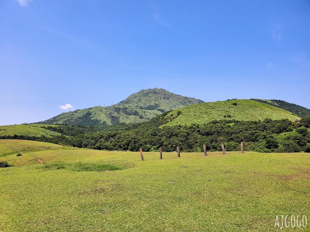 2026台北景點 擎天崗草原中央步道 陽明山登山步道 遠眺台北盆地