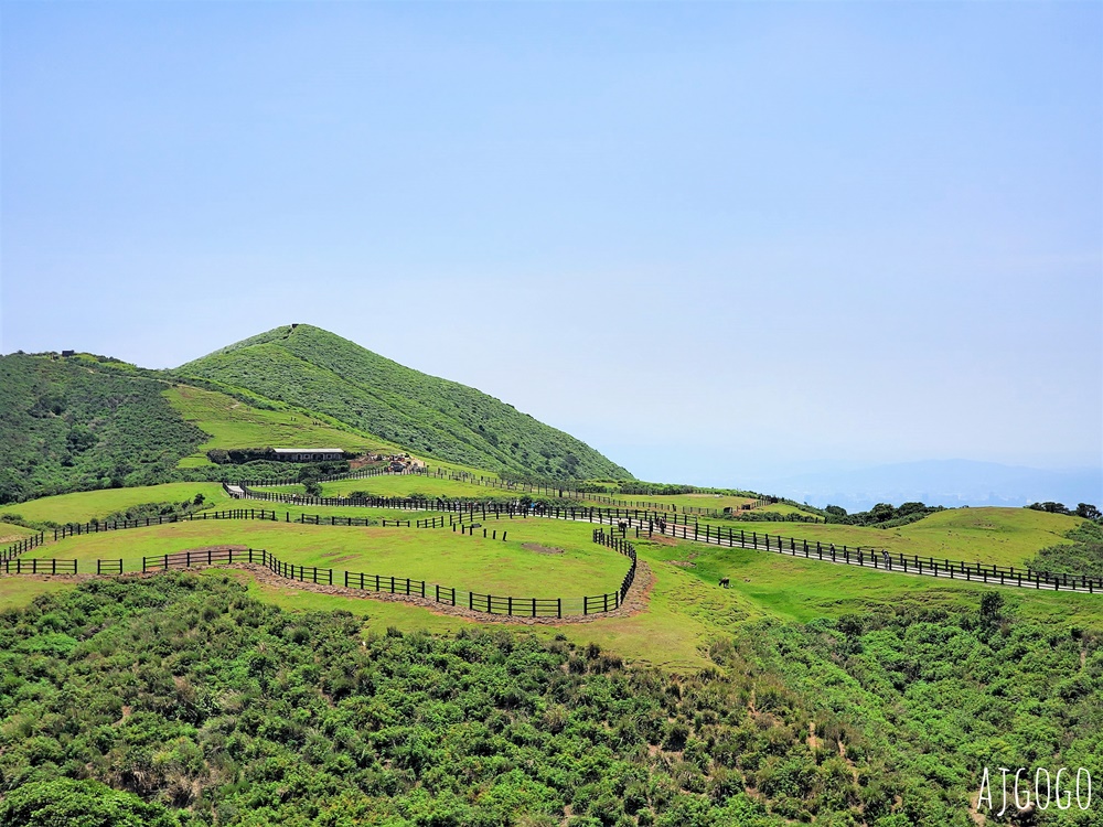 2026台北景點 擎天崗草原中央步道 陽明山登山步道 遠眺台北盆地