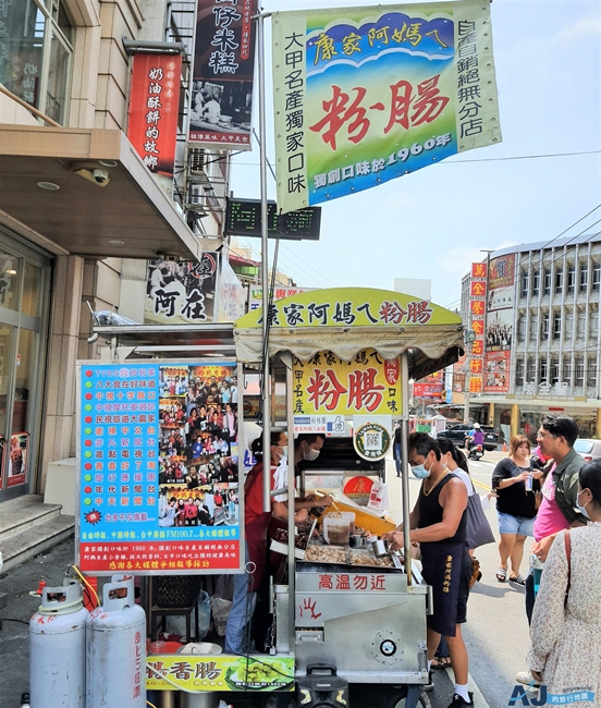 台中大甲美食 嘉家樂肉圓、東港肉圓、一路發綠豆沙、芋香包、康家阿嬤ㄟ粉腸、紅外線烤玉米