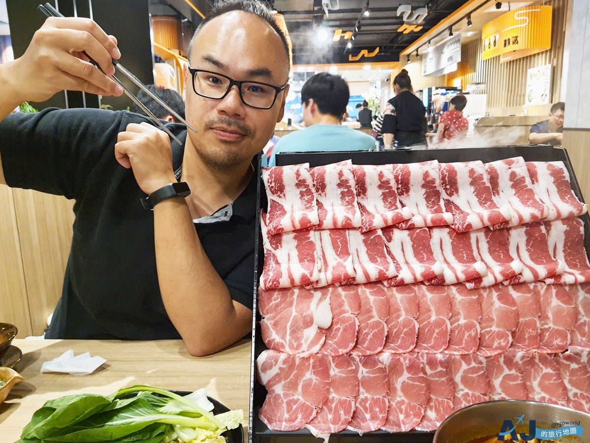 桃園美食 聚北海道昆布鍋桃園統領店 新鮮野菜自助吧吃到飽 桃園火鍋推薦 @AJ的旅行地圖