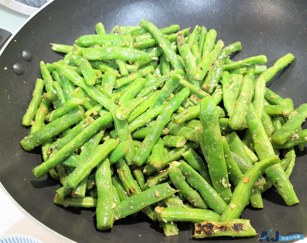 簡單食譜 蒜炒長豆、四季豆 減肥餐 低熱量好料理