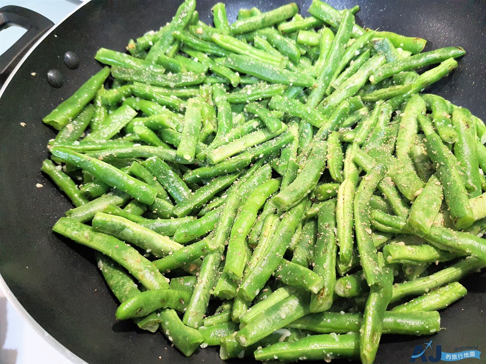 簡單食譜 蒜炒長豆、四季豆 減肥餐 低熱量好料理