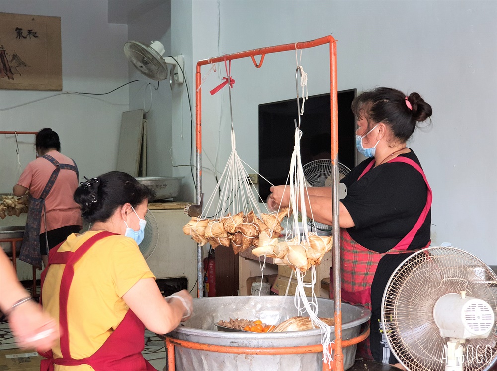 北海岸美食 林蜂肉粽 50年餘粽子老店 十八王公吃粽子