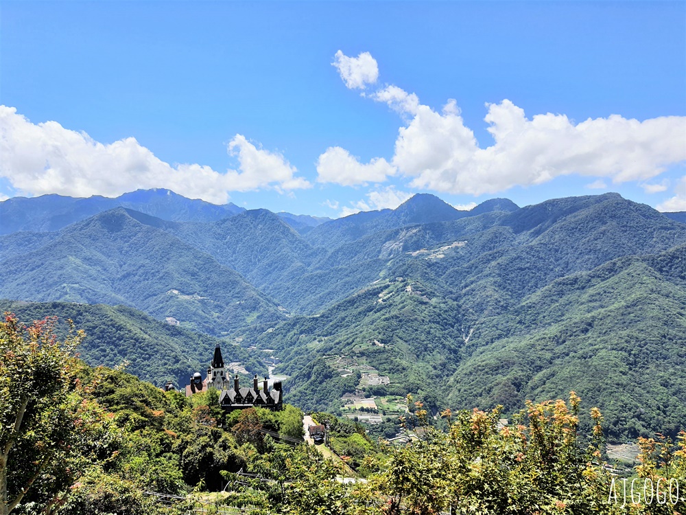 2026清境農場住宿 歐鄉美邸民宿 山景雙人房、早餐 俯瞰老英格蘭莊園的陽台