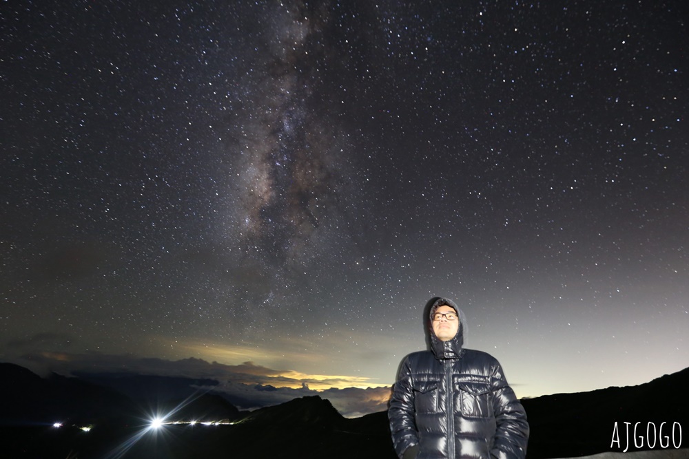 合歡山國際暗空公園拍銀河看星星：簡單相機設定、觀賞地點、溫度