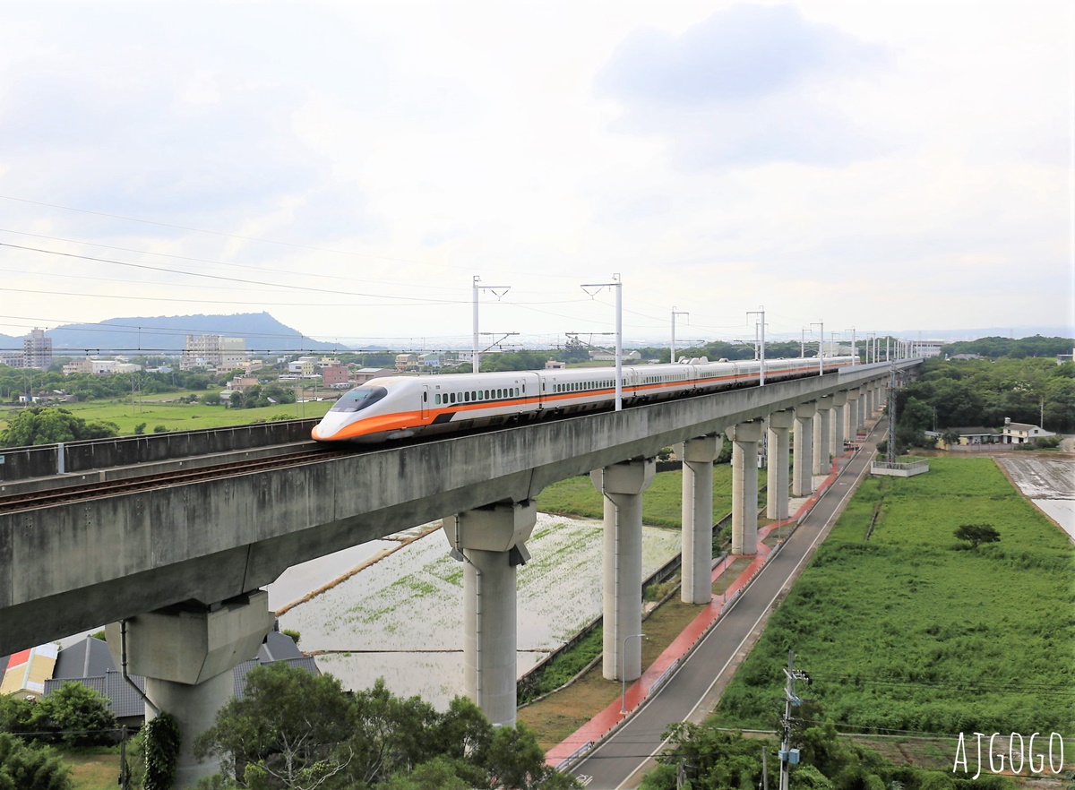 台中景點 水流東高鐵觀景台 近距離高鐵列車 順遊水流東桐花步道