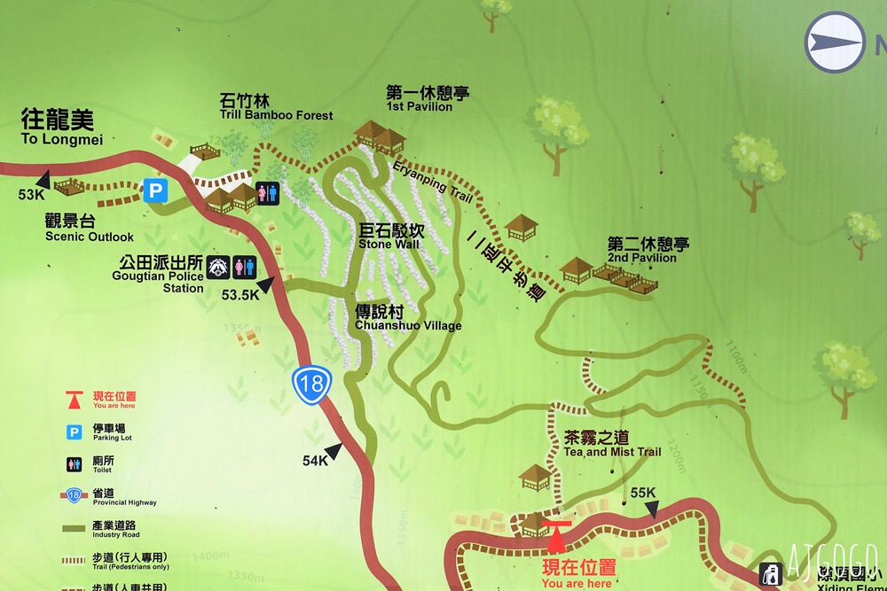 阿里山景點 霧之道 阿里山石棹茶園步道推薦 停車場 阿里山一日遊