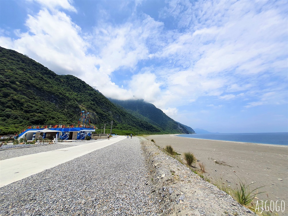 宜蘭景點 漢本海洋驛站 搭艾莉絲鞦韆飛上天 蘇花改休息站 可以看海、玩水的地方