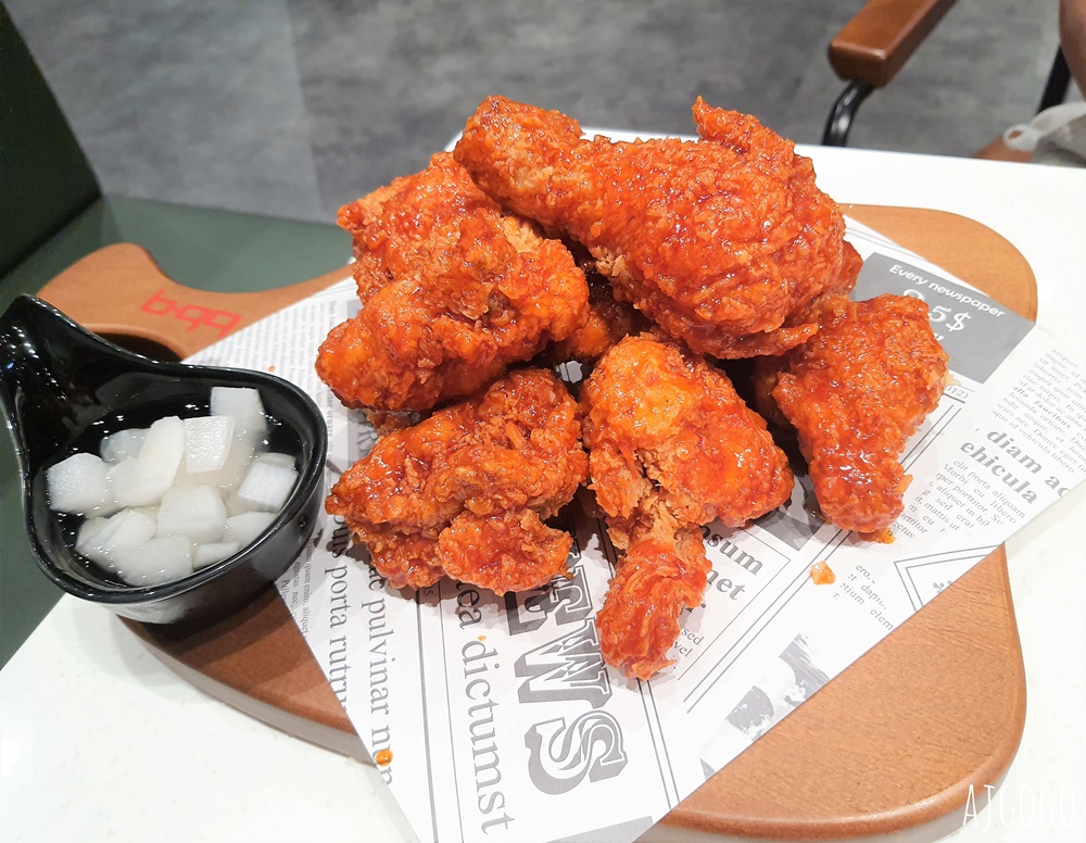 桃園美食 bb.q CHICKEN桃園統領百貨 韓式炸雞最大連鎖品牌來桃園啦