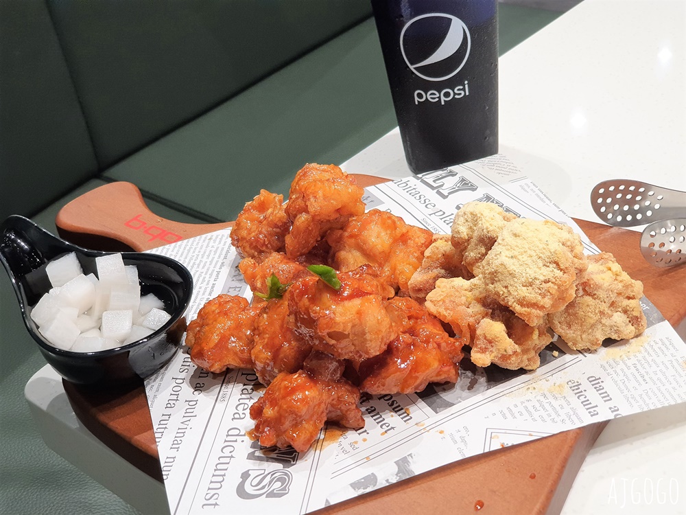 桃園美食 bb.q CHICKEN桃園統領百貨 韓式炸雞最大連鎖品牌來桃園啦