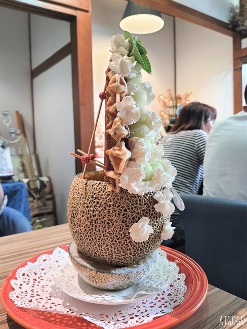 屏東美食 康定拾八 WKitchen 半殘哈密瓜鬆餅 正面天堂、背面地獄