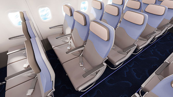 華航A321neo 新世代商務艙、經濟艙 全席位都有個人電視 娛樂系統 機上wifi