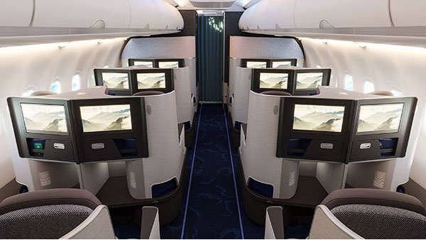 華航A321neo 新世代商務艙、經濟艙 全席位都有個人電視 娛樂系統 機上wifi