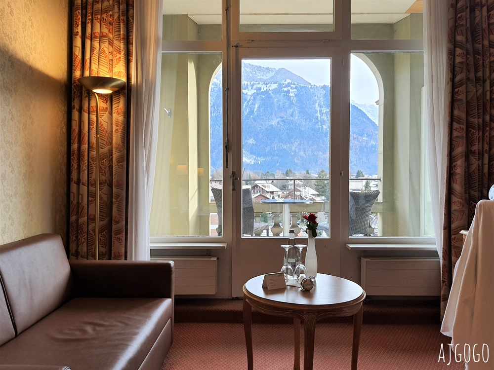2026瑞士旅遊 因特拉根住宿 貝烏里瓦奇林德納大酒店 Grand Hotel Beau Rivage Interlaken 經典雙人房、早餐
