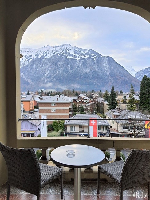 2026瑞士旅遊 因特拉根住宿 貝烏里瓦奇林德納大酒店 Grand Hotel Beau Rivage Interlaken 經典雙人房、早餐
