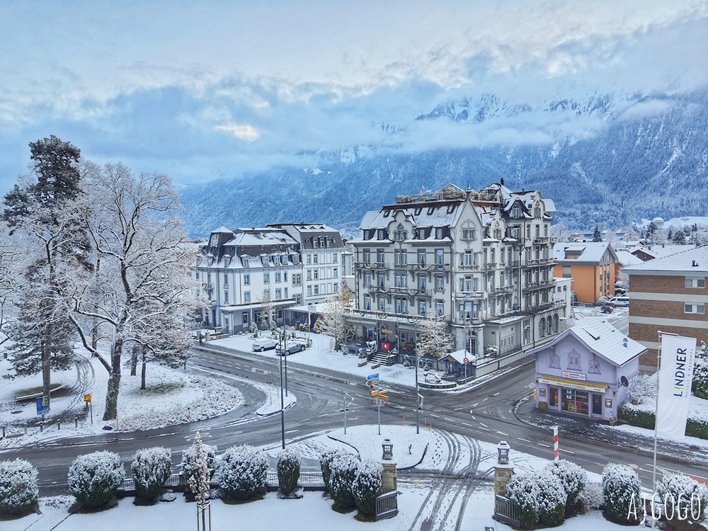 2026瑞士旅遊 因特拉根住宿 貝烏里瓦奇林德納大酒店 Grand Hotel Beau Rivage Interlaken 經典雙人房、早餐