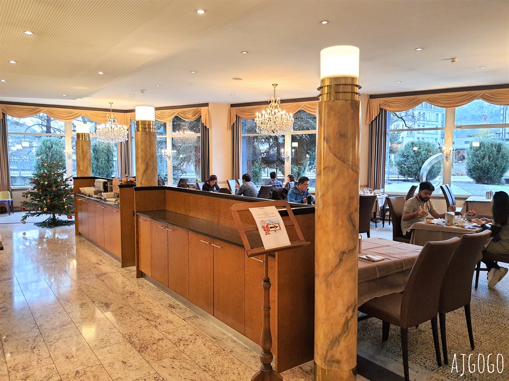 2026瑞士旅遊 因特拉根住宿 貝烏里瓦奇林德納大酒店 Grand Hotel Beau Rivage Interlaken 經典雙人房、早餐
