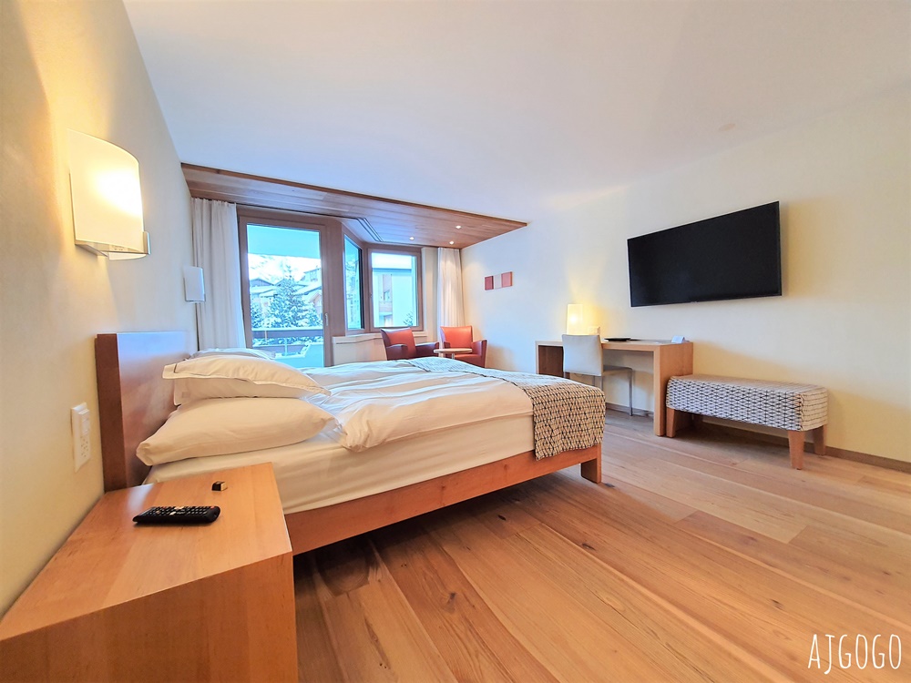 瑞士薩斯費住宿 薩斯費奧安林酒店 Hotel Allalin Saas-Fee 高級雙人房、早餐 瑞士旅遊推薦