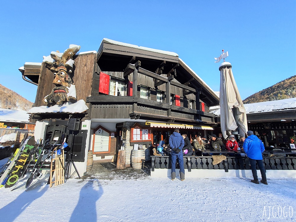 瑞士旅遊 薩斯費美食 Restaurant Zur Mühle 奧運滑雪金牌開的餐廳 起司火鍋、藍帶肉排好吃