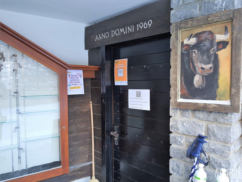瑞士旅遊 薩斯費美食 Restaurant Zur Mühle 奧運滑雪金牌開的餐廳 起司火鍋、藍帶肉排好吃