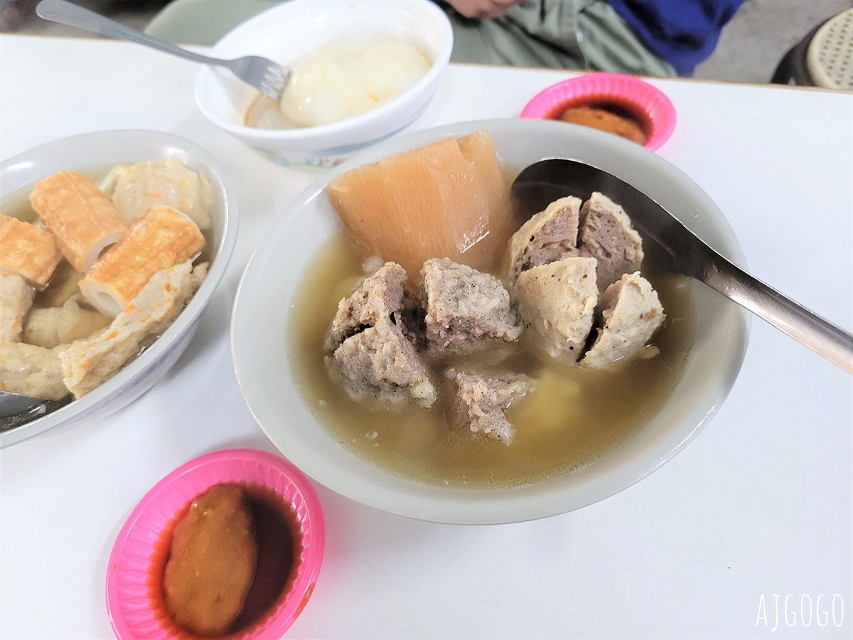台中美食 老黑輪肉圓店老店 台式關東煮 台中東勢市場傳統小吃 東勢美食推薦 @AJ的旅行地圖