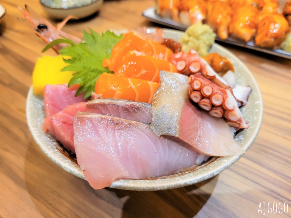 東港美食 龍允壽司 東港人吃的日本料理店 海鮮丼套餐很威