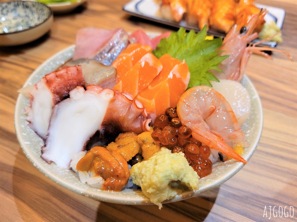 東港美食 龍允壽司 東港人吃的日本料理店 海鮮丼套餐很威