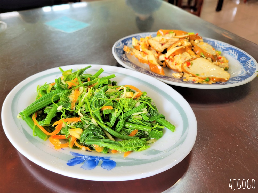 新竹美食 黃梨園點心店 新竹新埔鄉間的客家小館 炒大腸好吃