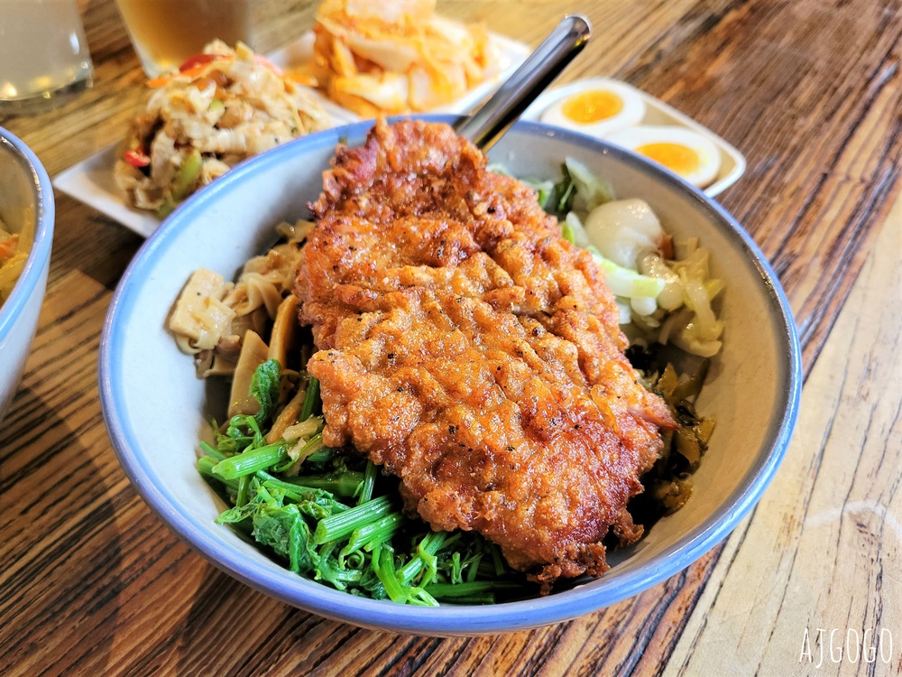 三峽美食 東道飲食亭 三峽老街古早味排骨飯、麻醬乾麵好吃