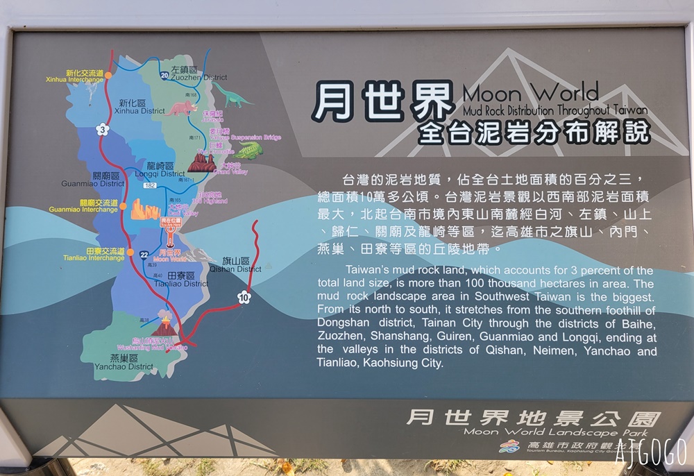 高雄景點 月世界 田寮景點 散步運動、吃土雞城 半日遊剛好 高雄景點推薦