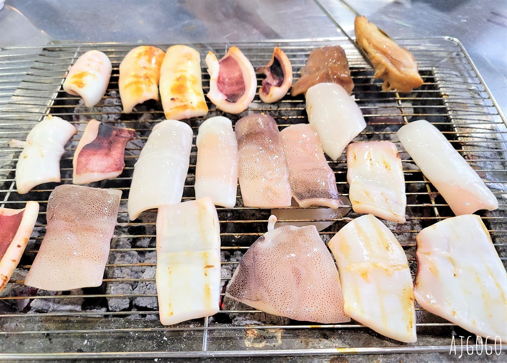 小琉球美食 好香香碳烤 小琉球烤肉、熱食吃到飽 魷魚、雞腿、蛤蜊表現不錯