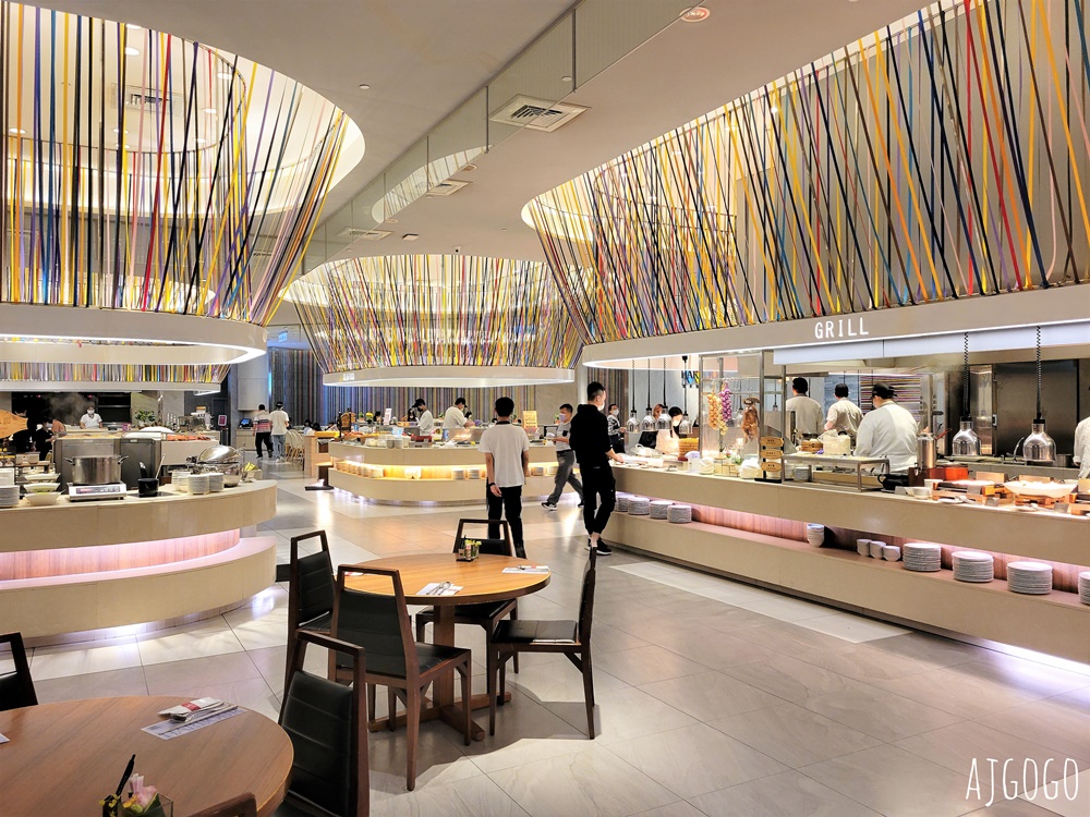 桃園美食 漢來海港桃園店 平日晚餐菜色 已改為 島語自助餐廳 品牌經營