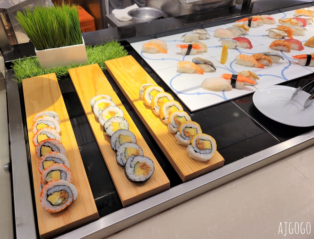 桃園美食 漢來海港桃園店 平日晚餐菜色 已改為 島語自助餐廳 品牌經營