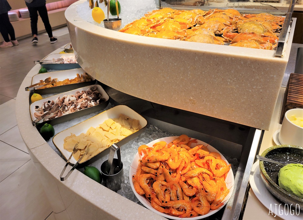 桃園美食 漢來海港桃園店 平日晚餐菜色 已改為 島語自助餐廳 品牌經營