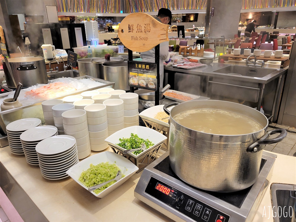 桃園美食 漢來海港桃園店 平日晚餐菜色 已改為 島語自助餐廳 品牌經營