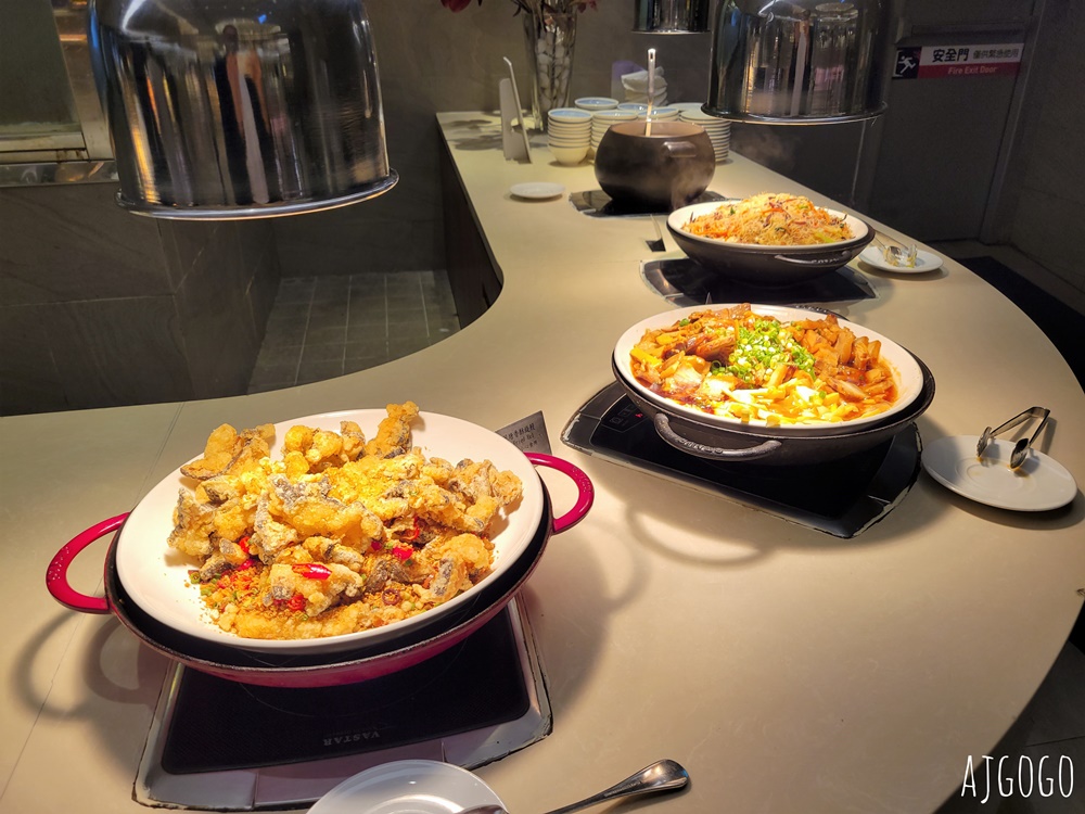 桃園美食 漢來海港桃園店 平日晚餐菜色 已改為 島語自助餐廳 品牌經營