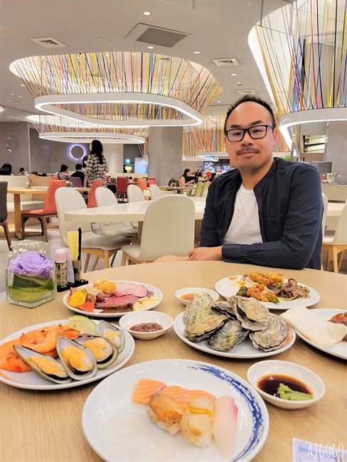 桃園美食 漢來海港桃園店 平日晚餐菜色 已改為 島語自助餐廳 品牌經營