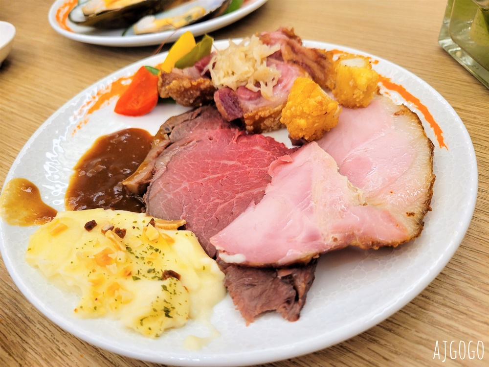 桃園美食 漢來海港桃園店 平日晚餐菜色 已改為 島語自助餐廳 品牌經營