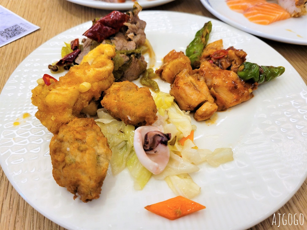 桃園美食 漢來海港桃園店 平日晚餐菜色 已改為 島語自助餐廳 品牌經營