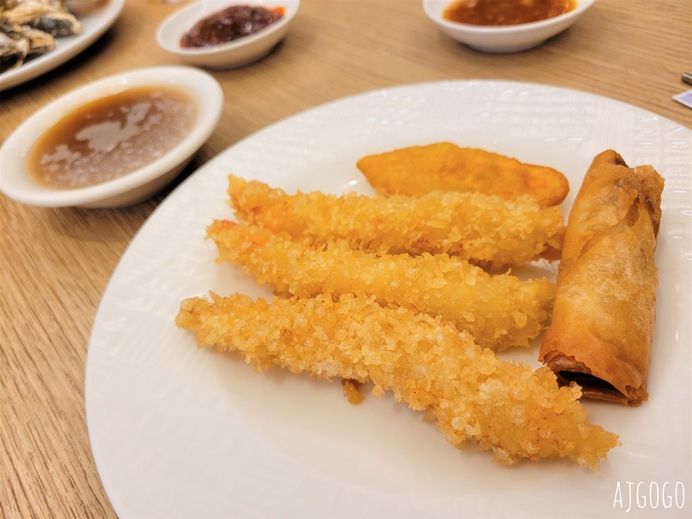 桃園美食 漢來海港桃園店 平日晚餐菜色 已改為 島語自助餐廳 品牌經營