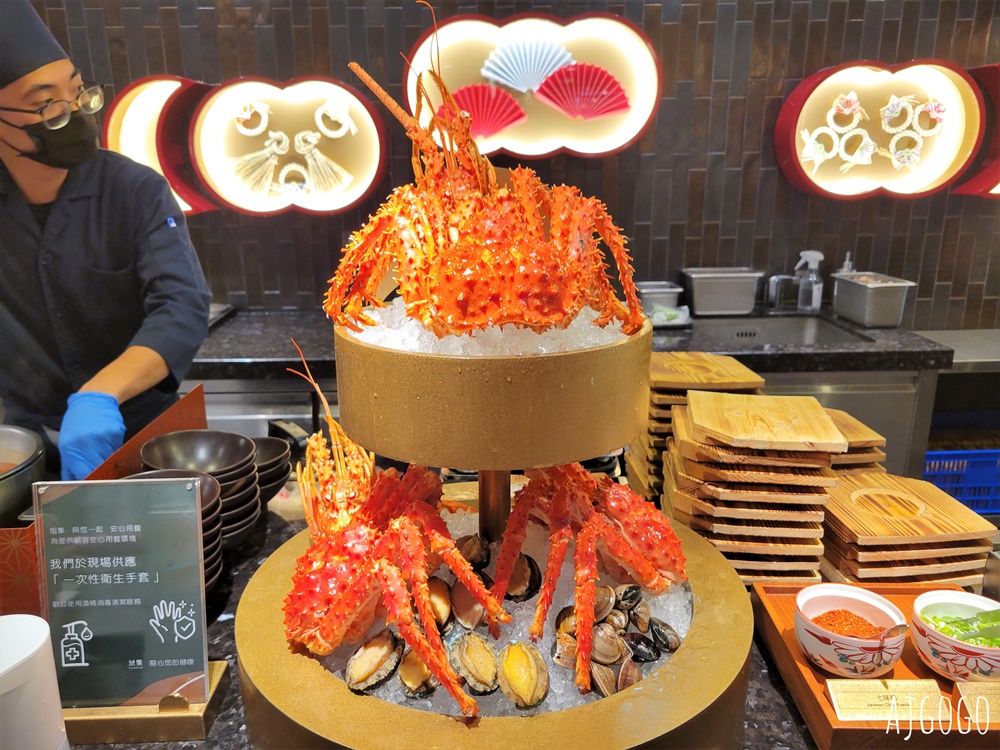 2026新竹美食 旭集竹北遠百店 平日晚餐吃到飽 一直吃干貝、鮭魚卵就對啦
