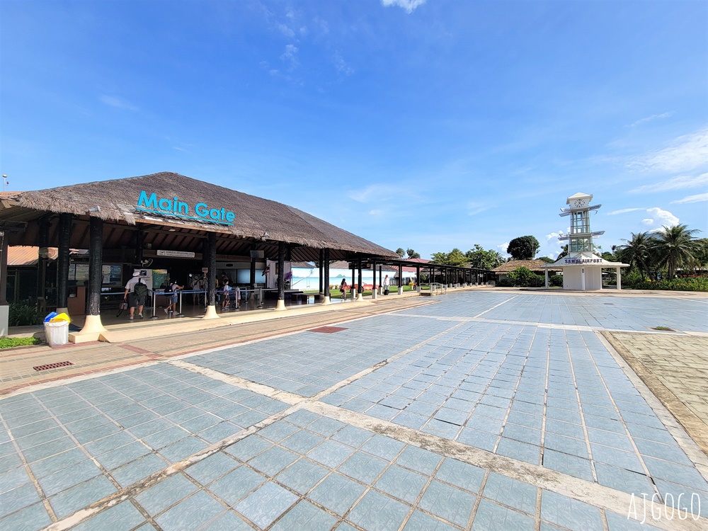 泰國旅遊 蘇美島機場 與島嶼共生的綠色機場 就像一座大型露天花園 蘇美島自由行