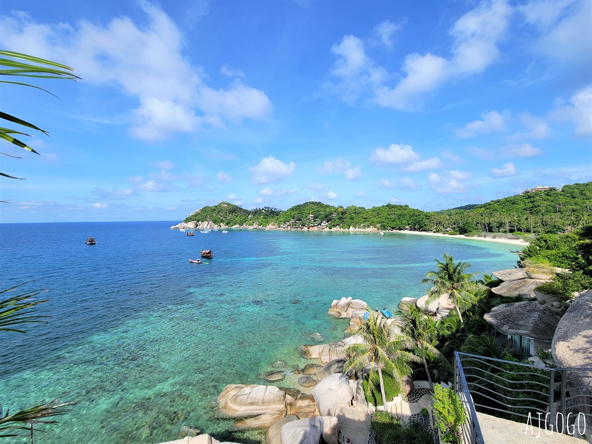 2026泰國旅遊 龜島住宿 Jamahkiri Resort & Spa 海景豪華房、早餐、泳池 龜島飯店推薦 @AJ的旅行地圖