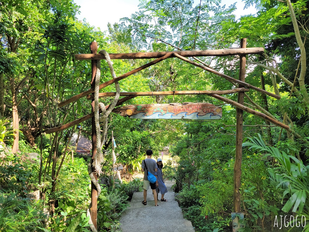 泰國旅遊 龜島海景咖啡廳與露天DIY工坊 Baan Talay / Baan Nam Cha 海洋碎玻璃手作課程