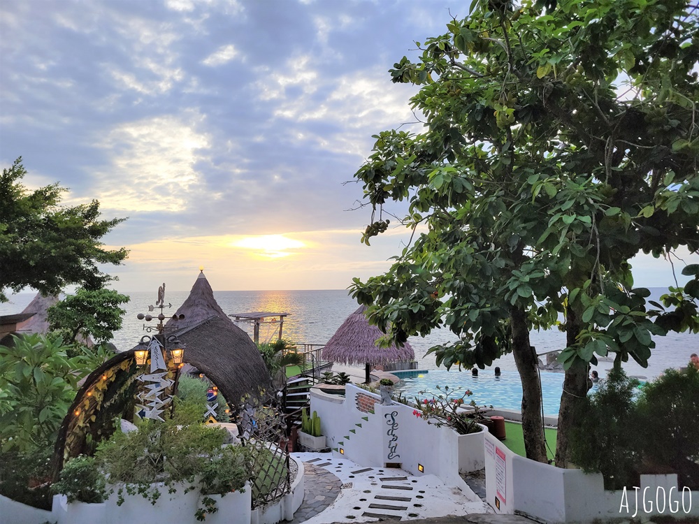 泰國旅遊 龜島美食 Seaside Bar & Restaurant 海景餐廳看夕陽好地方
