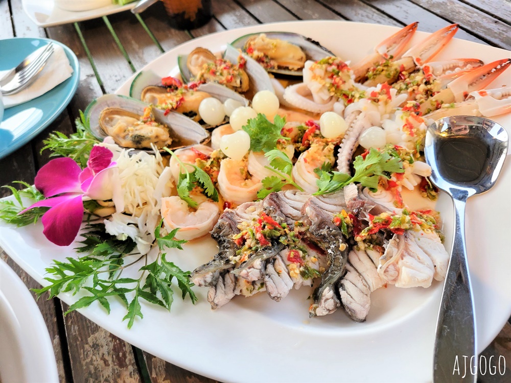 泰國旅遊 龜島美食 Seaside Bar & Restaurant 海景餐廳看夕陽好地方