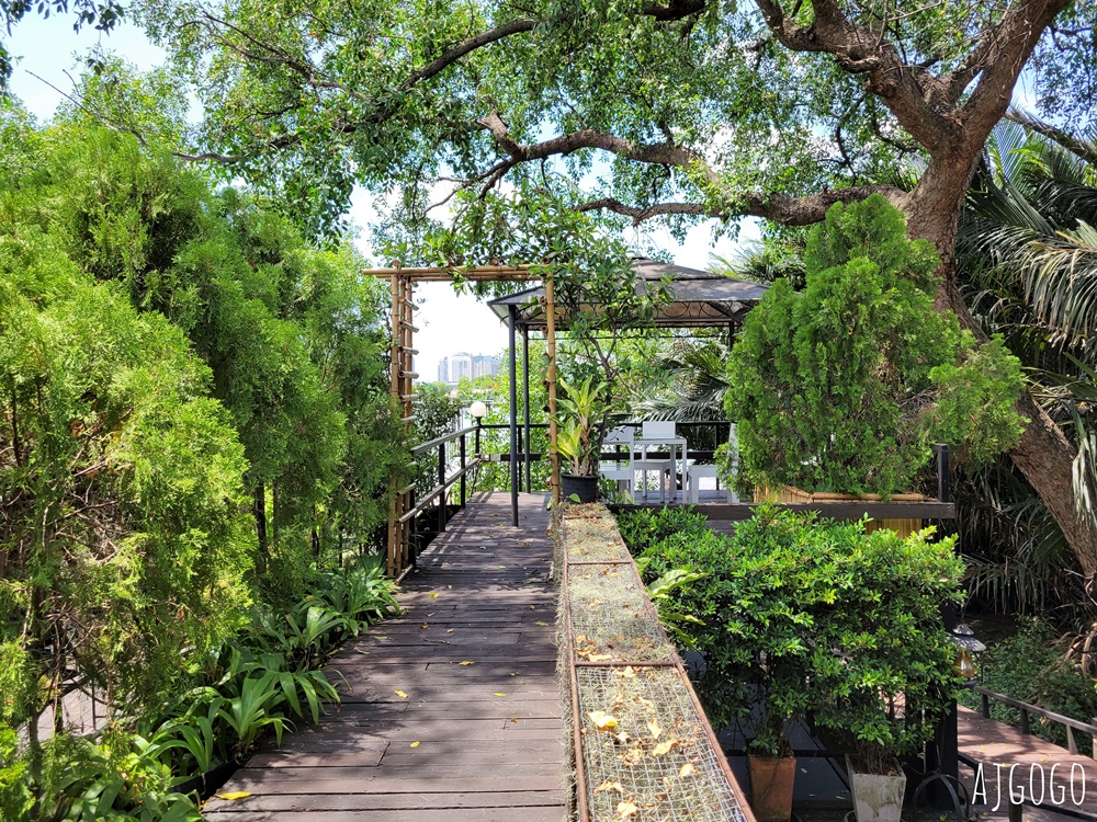 曼谷自由行 曼谷樹屋旅館 Bangkok Tree House 網美森林系餐廳 河岸樹林裡的玻璃屋