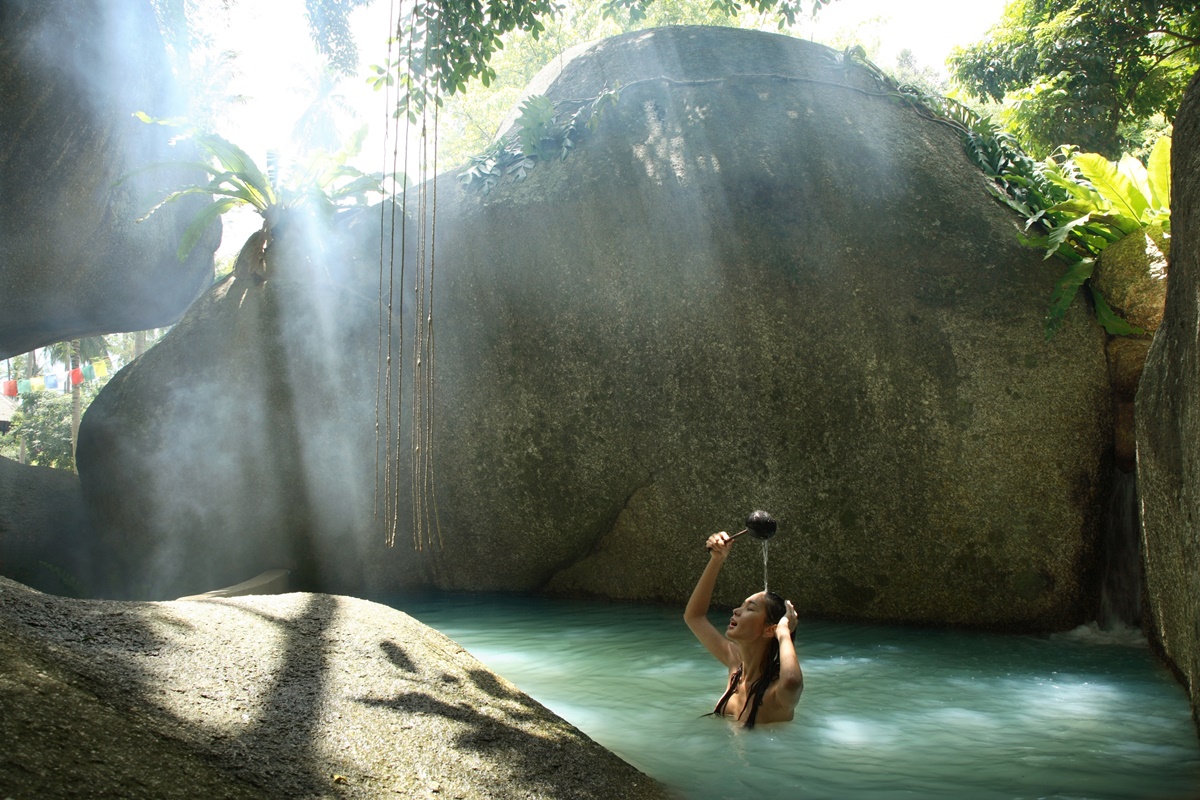 蘇美島自由行 Tamarind Springs Forest Spa 蘇美島按摩推薦 巨石森林三溫暖 @AJ的旅行地圖