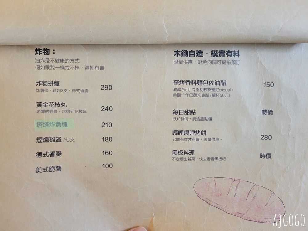 2026枋寮美食 木鋤造樸咖啡披薩餐廳 屏東美食推薦 台灣味烏魚子乳酪披薩