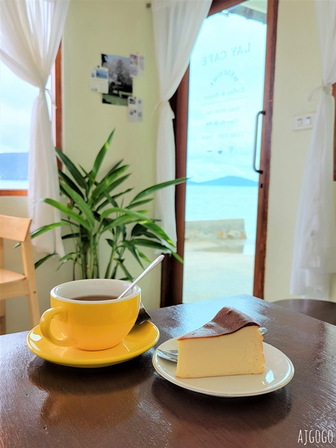 普吉島旅遊 Lay cafe phuket 普吉島查龍灣畔的韓風咖啡館 飲料便宜蛋糕好吃